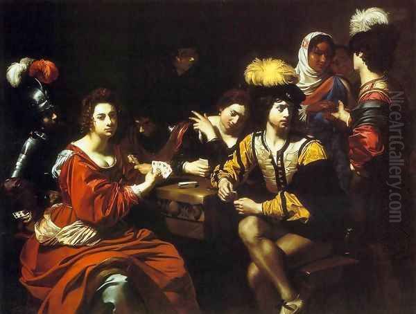 Cardsharps and Fortune Teller by Niccolo Renieri (see Regnier, Nicolas)