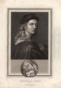 Raffaello Sanzio, called Raphael, engraved by Corner by Raphael