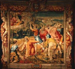 St. Stephen, woven at the Louvre workshop of Jean Lefevre, 1655-61 by Raphael