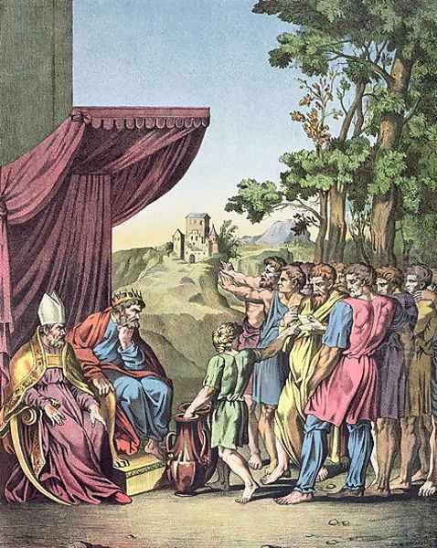 The Occupation and Division of the land of Canaan by the Israelites - view 1