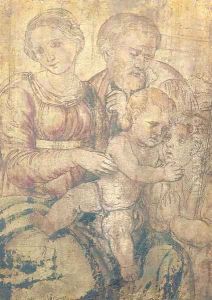 The Holy Family with the Infant Saint John the Baptist by Raphael