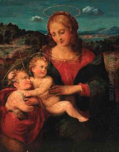 The Madonna and Child with the Infant Saint John the Baptist by Raphael