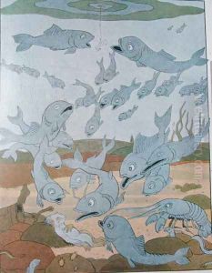 Illustration for the album Gedeon, chief of the thieves by Benjamin Rabier