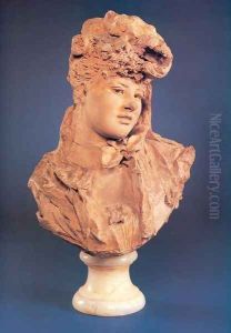 Bust of a Smiling Woman by Auguste Rodin