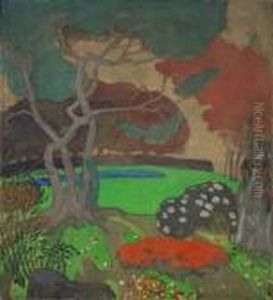 Japanischer Garten by Emil Orlik