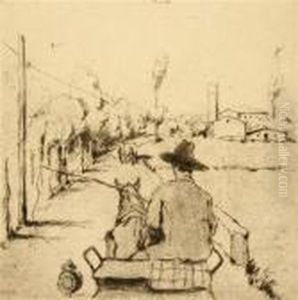 On The Driving Box by Emil Orlik