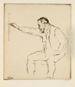 Ferdinand Hodler An Der Staffelei.