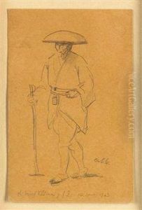 Studie Eines Japaners by Emil Orlik