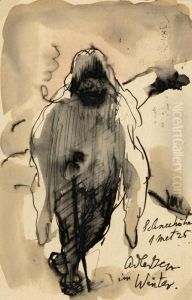 Adlerken Im Winter by Emil Orlik