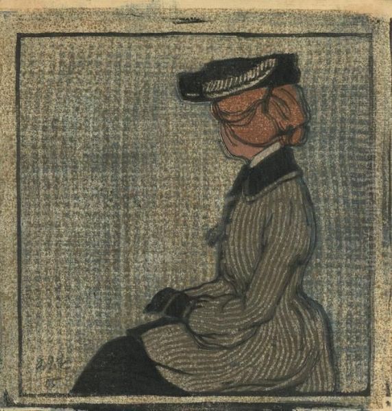 Sitzende Frau - view 1