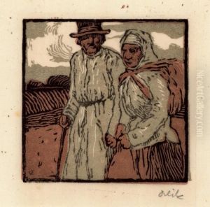 Ruthenen Auf Der Wanderung by Emil Orlik