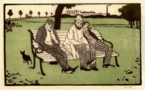Londoner Tagediebe by Emil Orlik