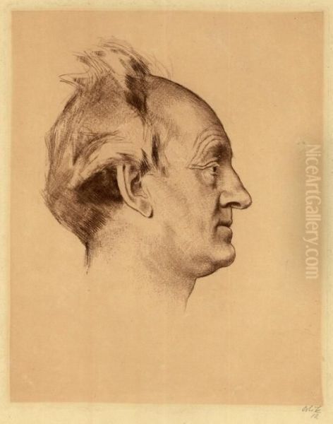 Portrait Gerhart Hauptmann - view 1