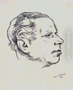 Portrat Max Reinhardt by Emil Orlik