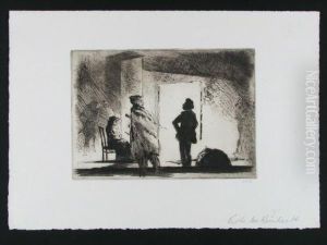 Probe Bei Max Reinhardt by Emil Orlik