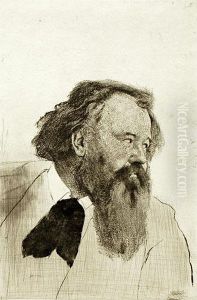 Hermann Bahr by Emil Orlik
