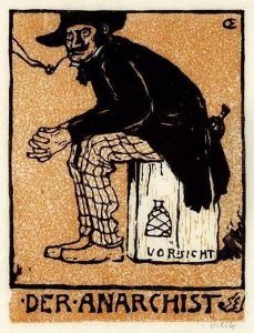 "der Anarchist" by Emil Orlik