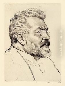 "max Slevogt" by Emil Orlik