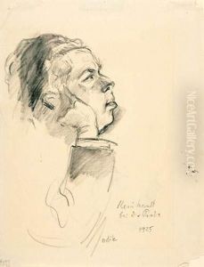 2 Bll.: Portrait "reinhardt" - "reinhardt Bei Der Probe".