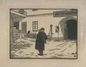 4 Bll.: Landschaft I - Bohmisches Dorf - Altkleider-handler - 4 Bll.: Landschaft I - Bohmisches Dorf - Altkleider-handler -