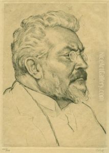 Max Slevogt 1921 by Emil Orlik