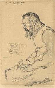 Ferdinand Hodler, Zeichnend. 1911