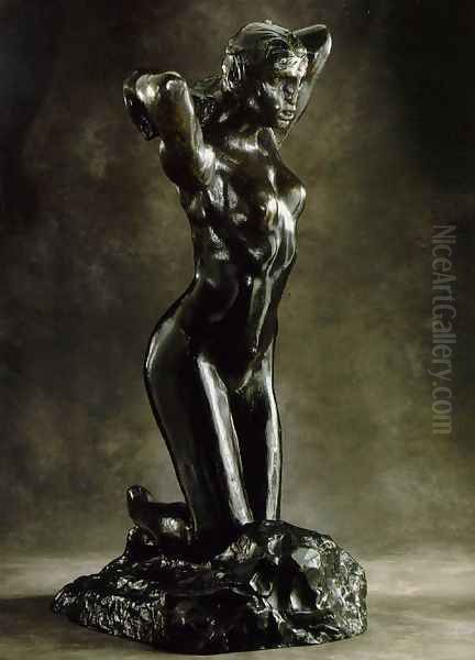 The Kneeling Female Faun - view 1