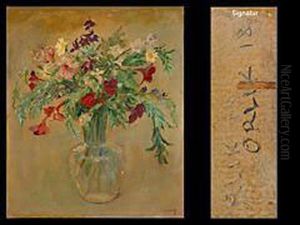 Blumenstilleben In Vase by Emil Orlik