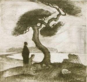 Biwa-see by Emil Orlik