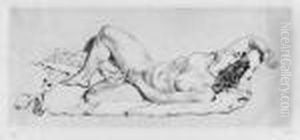 Three Prints.
Liegender Weiblicher Akt