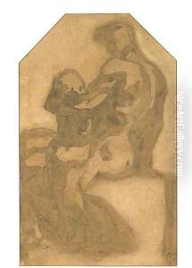 L'Enfermement d'Ugolin by Auguste Rodin
