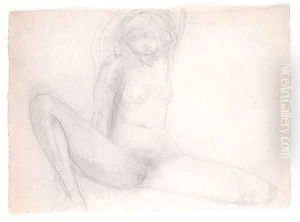 Nu agenouille by Auguste Rodin