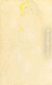 Etude de nu 6 by Auguste Rodin
