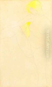 Etude de nu 2 by Auguste Rodin