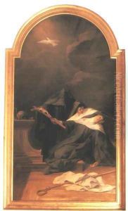 The Death of St Scholastica 1730 by Jean II Restout