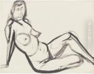 Desnudo De Mujer by Jose Clemente Orozco