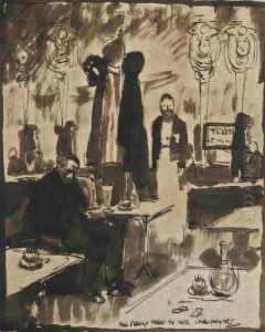 This Drawing Means No More Champagne by Sir William Newenham Montague Orpen