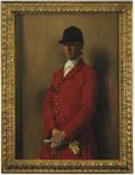 Portrait Of Captain Marshall Roberts, Master Of The South Notts Foxhounds - view 1