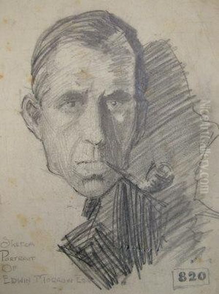 Sketch Portrait Of William
Morrow Esq - view 1