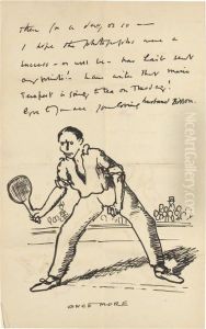 Tennis Player, Once More by Sir William Newenham Montague Orpen