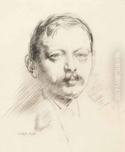 Portrait Of A Gentlemen by Sir William Newenham Montague Orpen