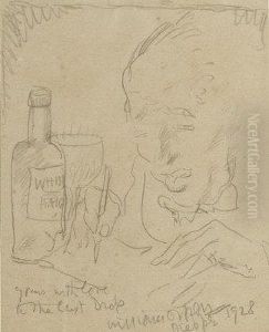 Yours With Love Till The Last Drop by Sir William Newenham Montague Orpen