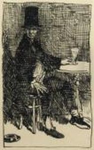 The Absinthe Drinker by Sir William Newenham Montague Orpen