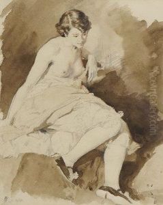 Artist's Model by Sir William Newenham Montague Orpen