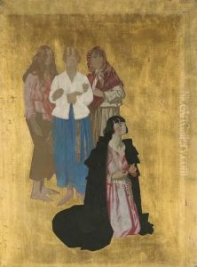 A Sketch For 'the Irish Wedding' by Sir William Newenham Montague Orpen