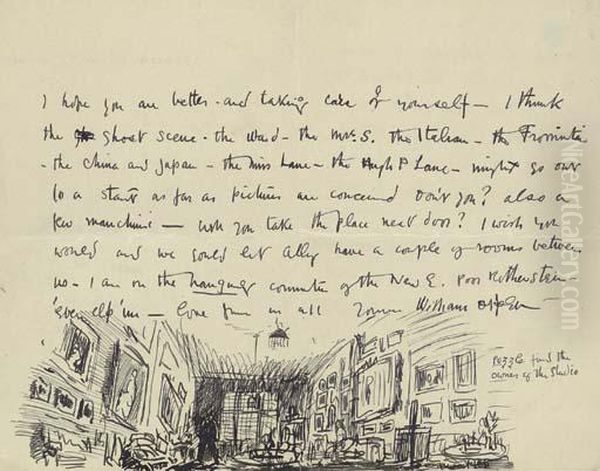 Illustrated Letter To Hugh Lane: Puzzle Find The Owner Of The Studio - view 1