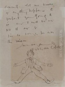 Sketch Of A Man, Most Probably A Self Portrait