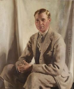Portrait Of Lieutenant Colonel George Philippi by Sir William Newenham Montague Orpen