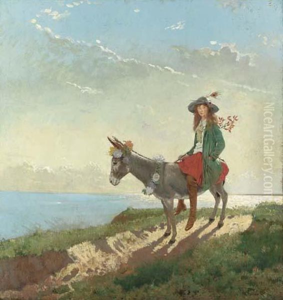 Gardenia St George On A Donkey; Gardenia And Nedda - view 1