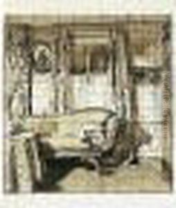 Interior, The Artist's Studio, Chelsea by Sir William Newenham Montague Orpen